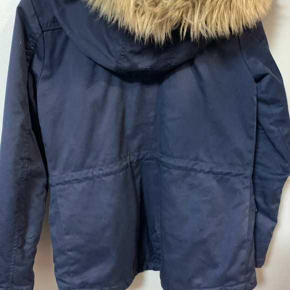 Only Navy Winter Coat Size M - Picture 2 of 3